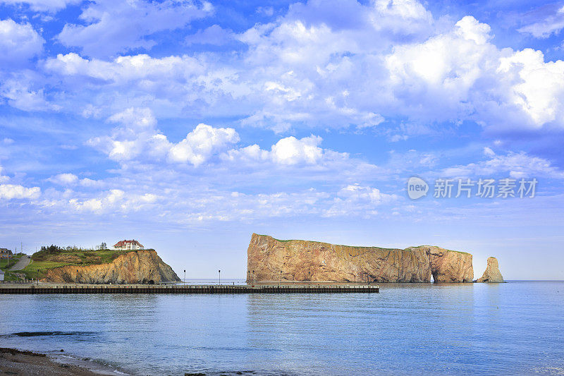 Perce Rock，魁北克，加拿大